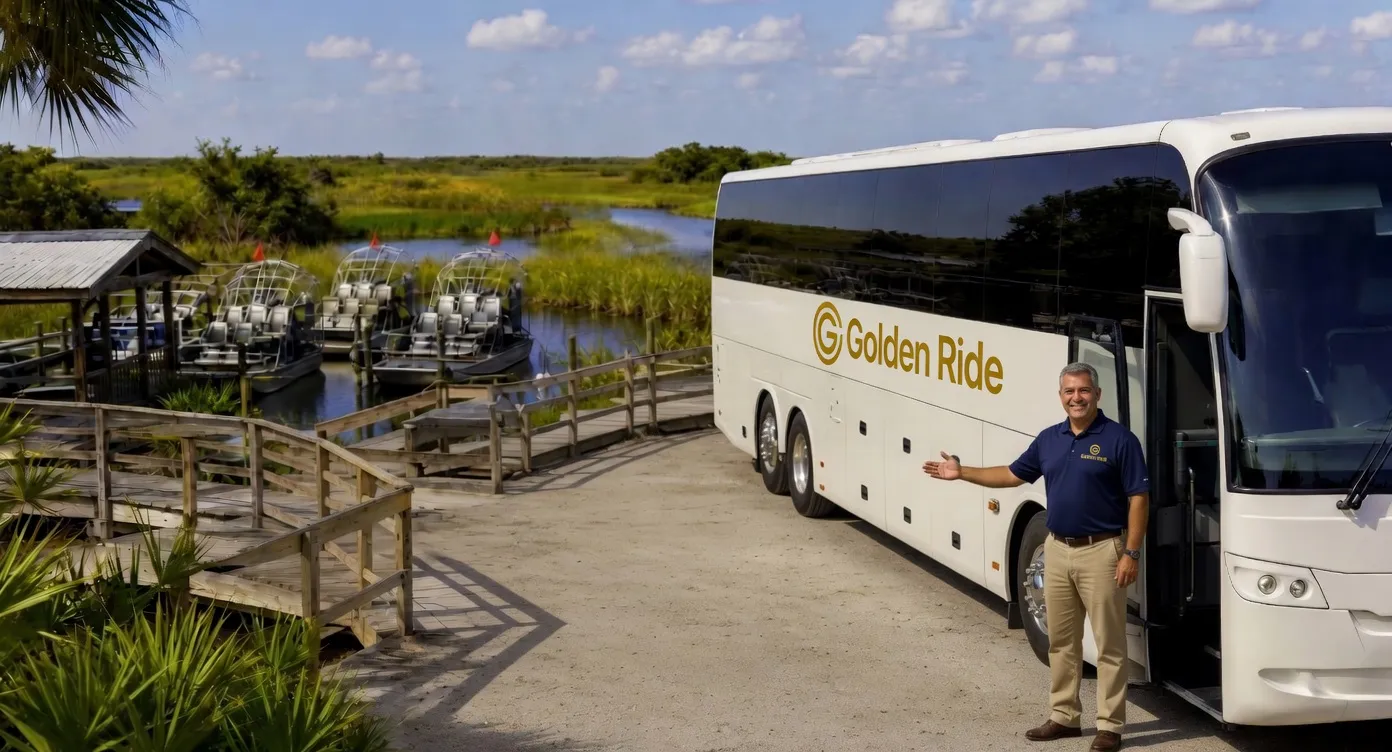 Charter Group transportation in Miami